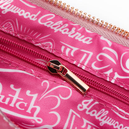 Barrel Bag -Pink Metallic