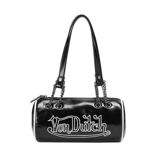 Barrel Bag - Black Metallic