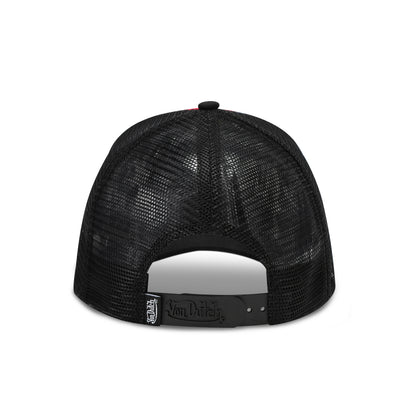 Polka Dot Trucker Hat - Cherry