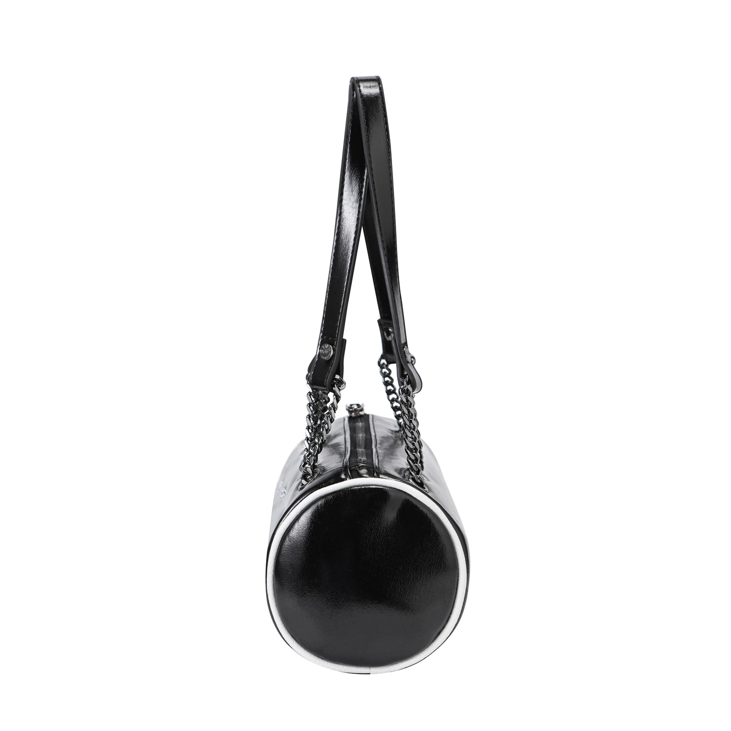 Barrel Bag - Black Metallic