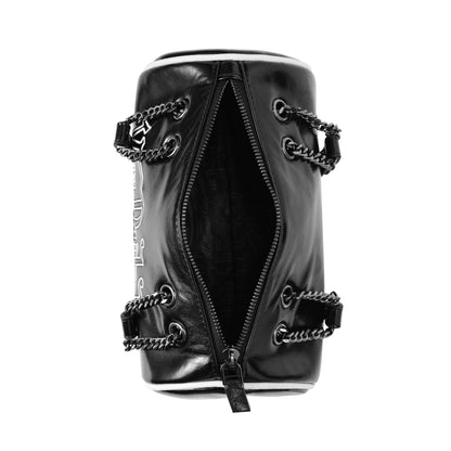 Barrel Bag - Black Metallic