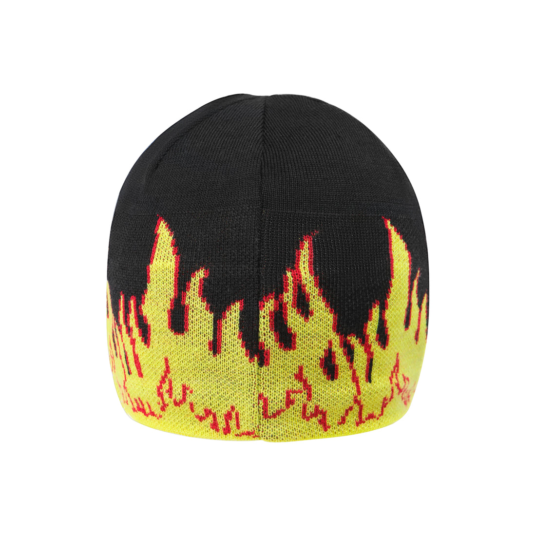 Road Reaper Flame Beanie - Black