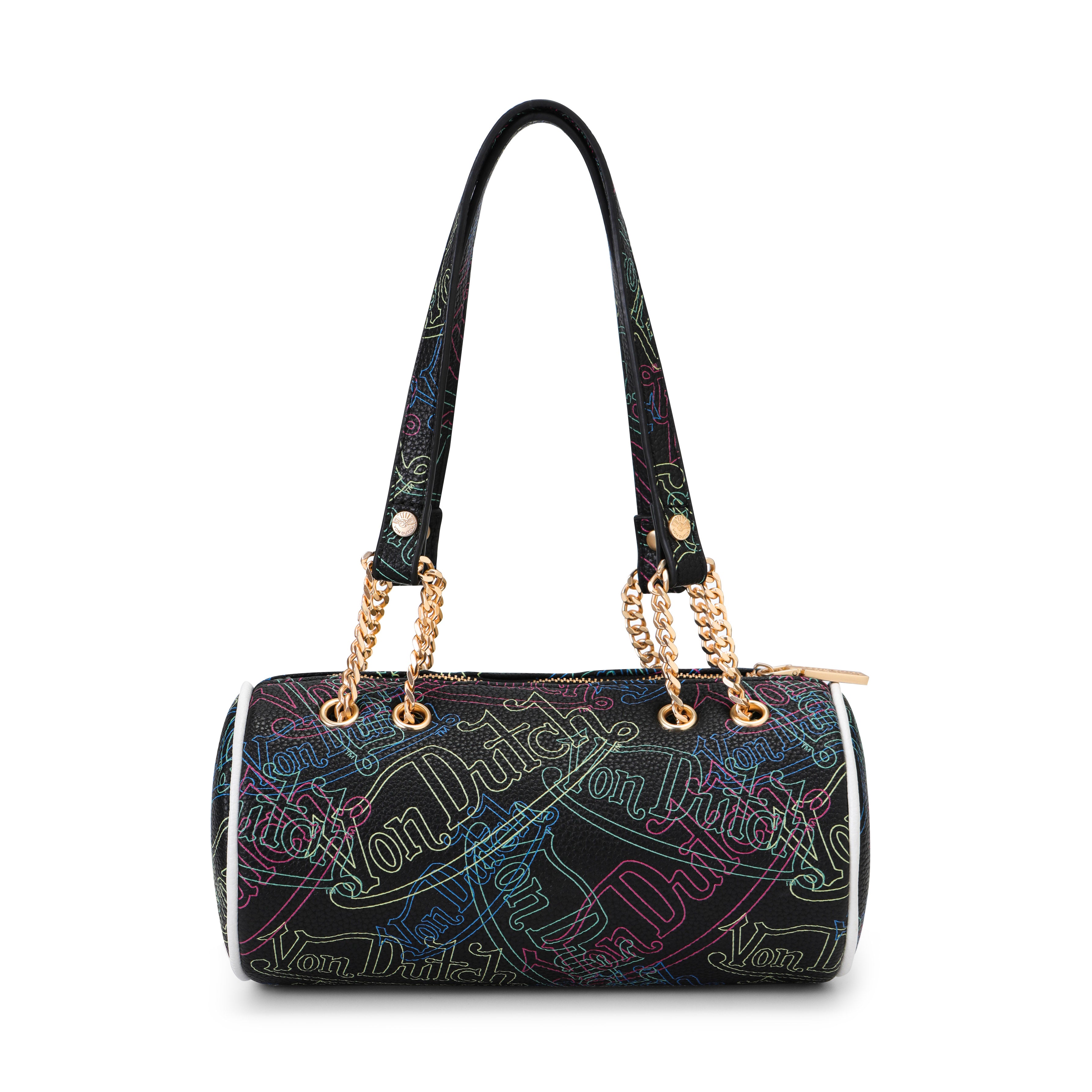 d*2様 新品 y2k Von Dutch ギャル 平成 Boston Bag Barrel Bag - Neon Logo – Von Dutch