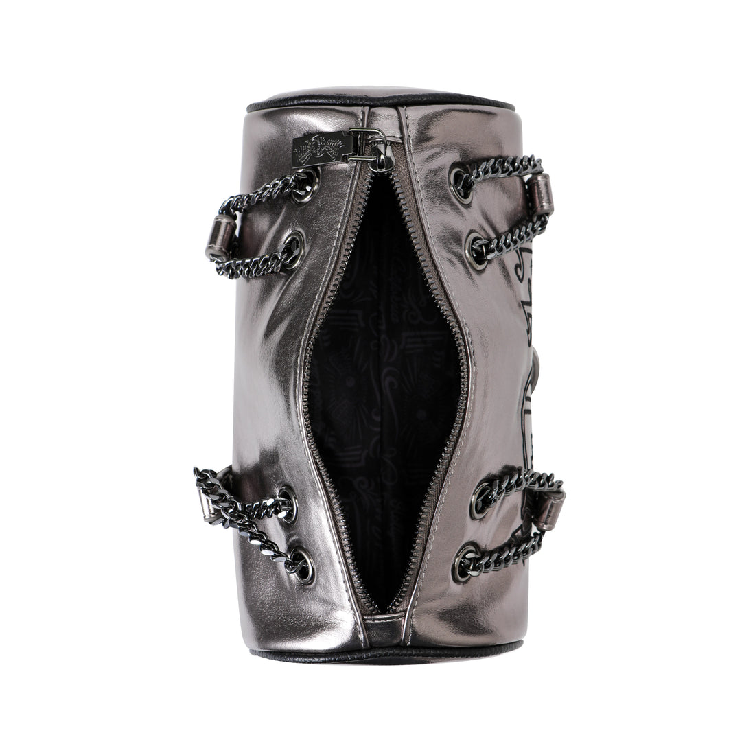 Barrel Bag -Brown Metallic