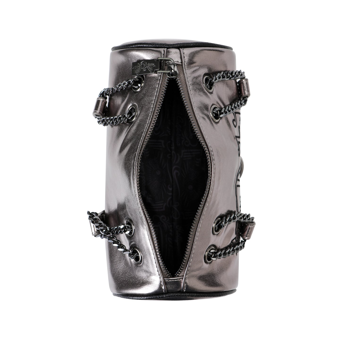 Barrel Bag -Brown Metallic