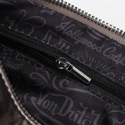 Barrel Bag -Brown Metallic