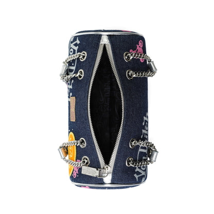 Barrel Bag - Long Barrel Indigo Denim