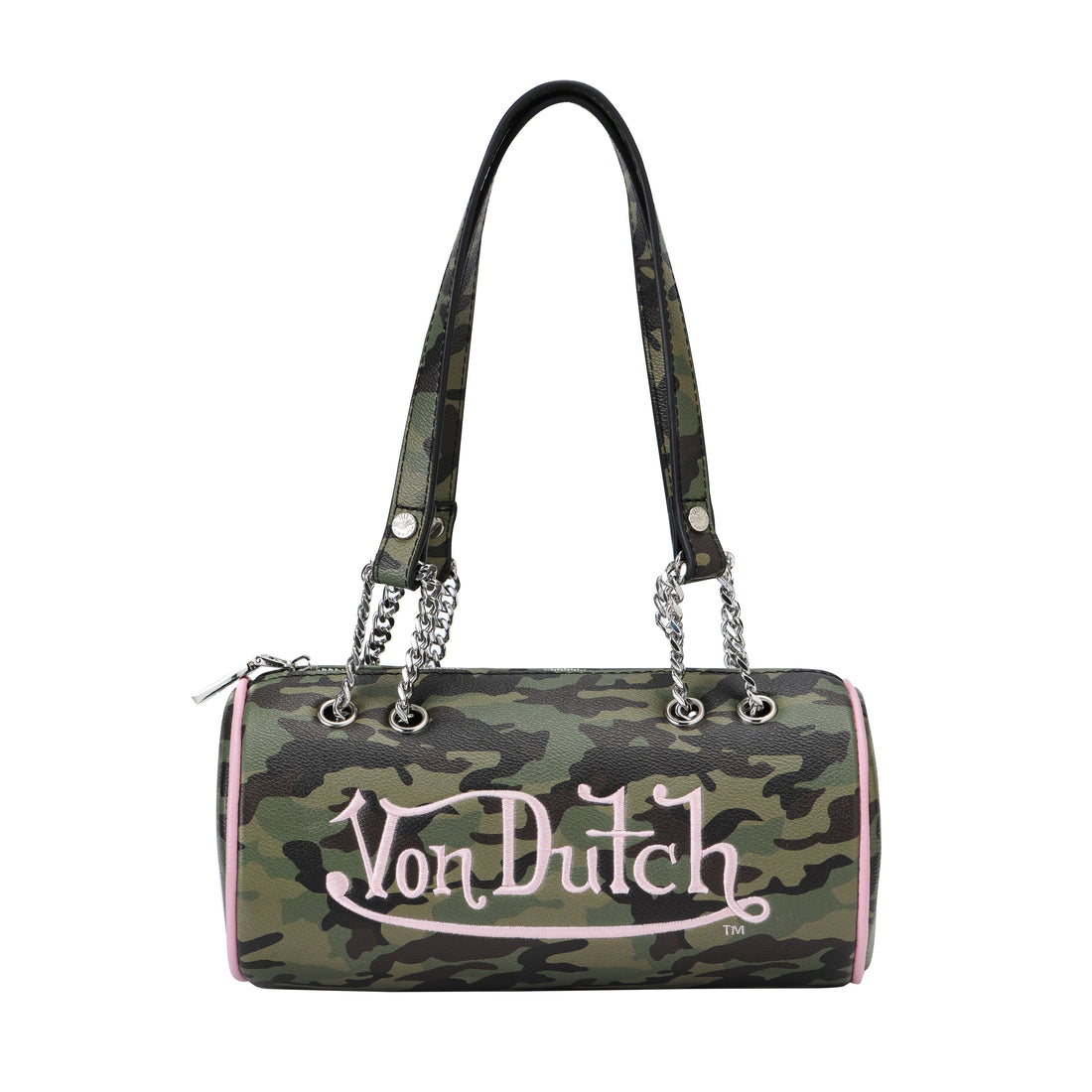 Barrel Bag - Pink Camo — image 1