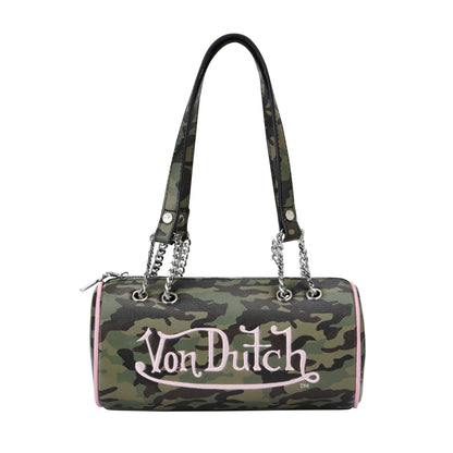 Barrel Bag - Pink Camo