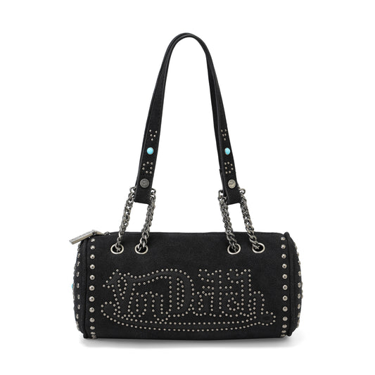 Barrel Bag - Long Barrel Black Studded