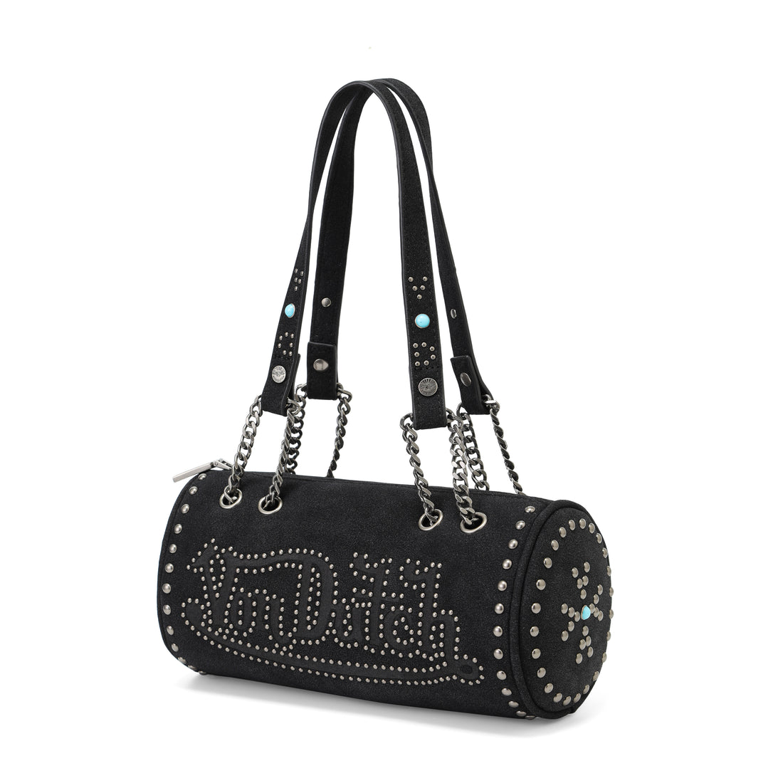Barrel Bag - Black Studded Long Barrel — image 3
