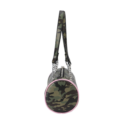 Barrel Bag - Pink Camo