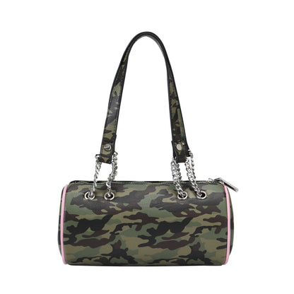 Barrel Bag - Pink Camo