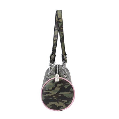 Barrel Bag - Pink Camo