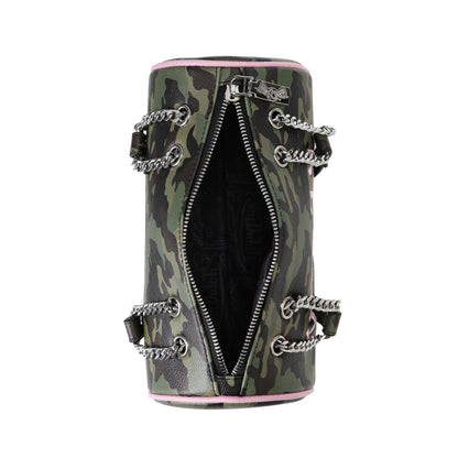 Barrel Bag - Pink Camo
