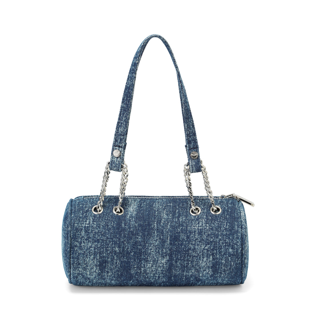 Barrel Bag - Long Barrel Blue Denim Rhinestone — image 6