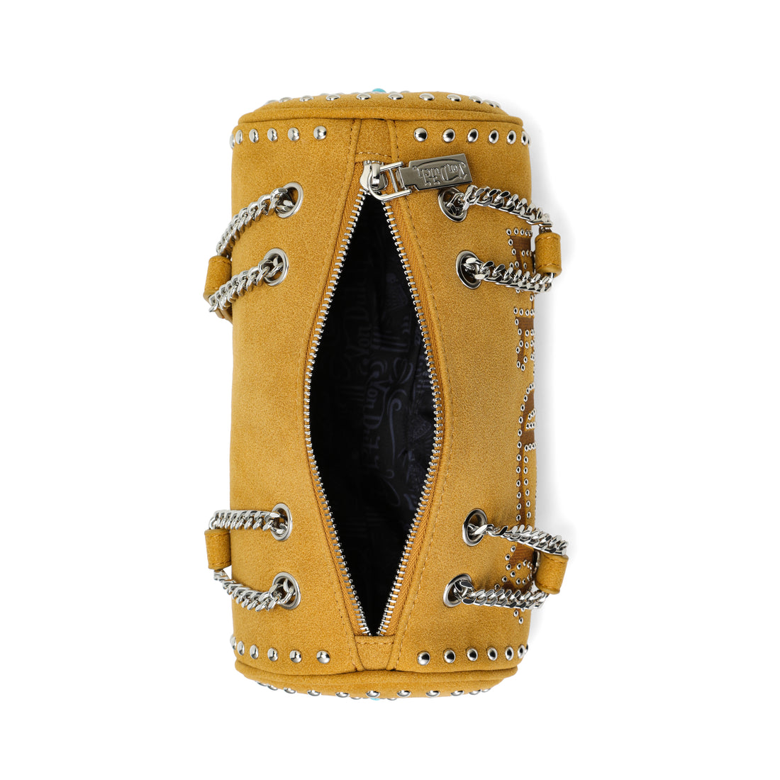 Barrel Bag - Long Barrel Brown Studded — image 8