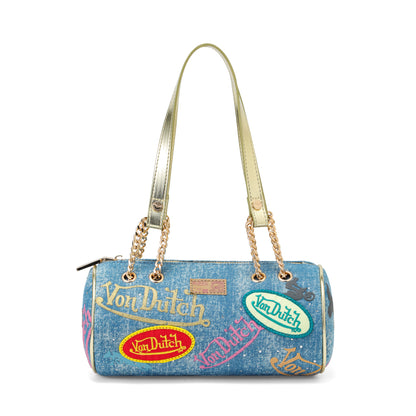 Barrel Bag - Long Barrel Light Denim