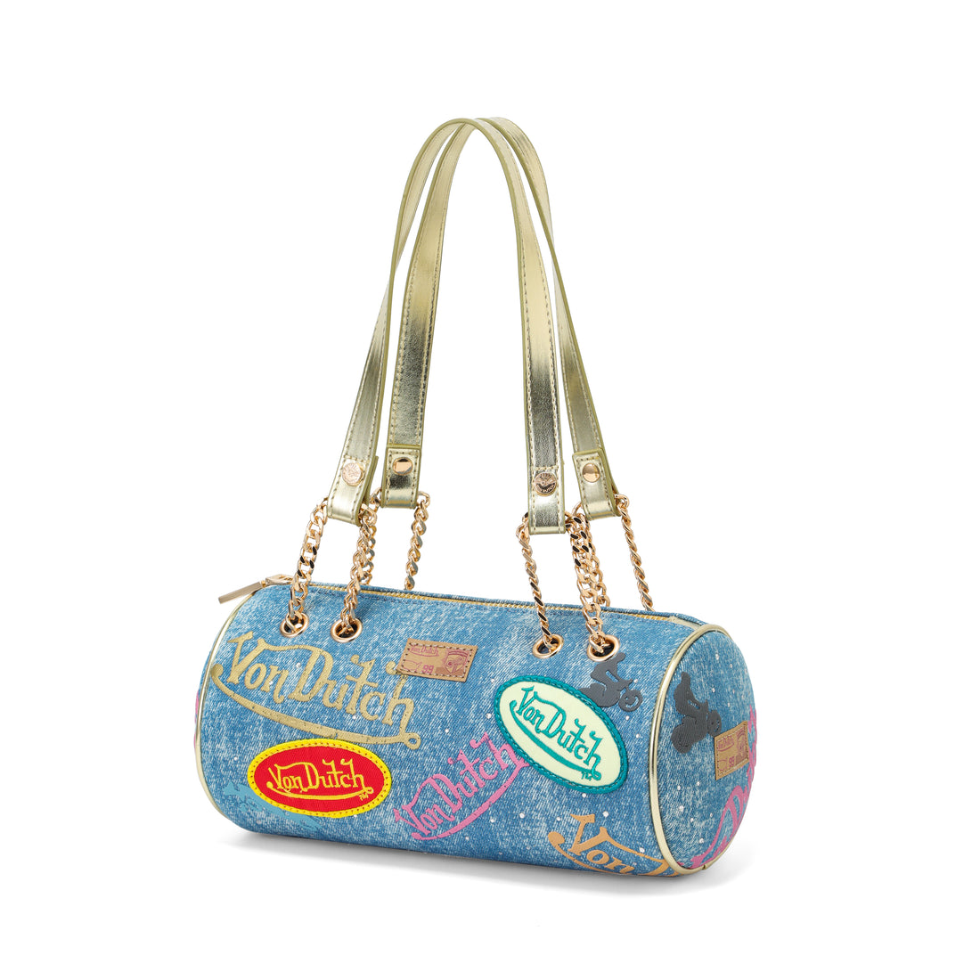 Barrel Bag - Long Barrel Light Denim — image 3