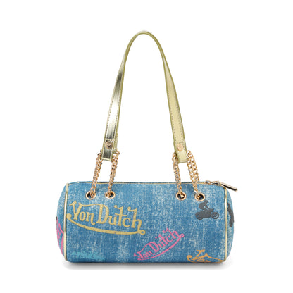 Barrel Bag - Long Barrel Light Denim