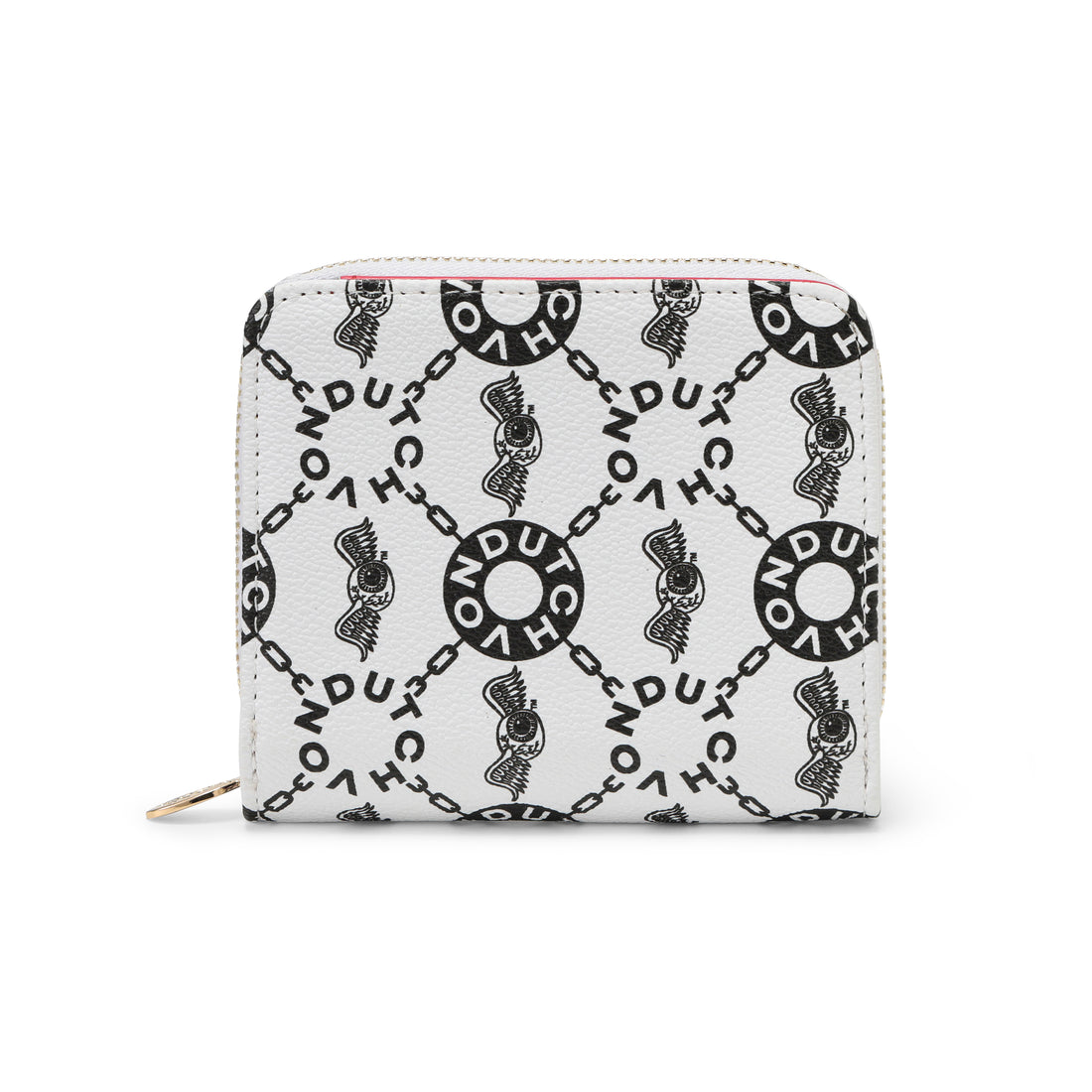 Monogram Zip-Up Wallet - Cream — image 4