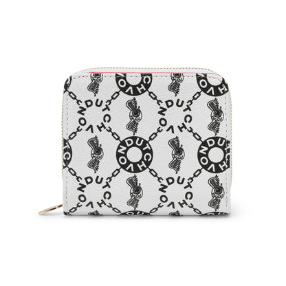 Monogram Zip-Up Wallet - Cream