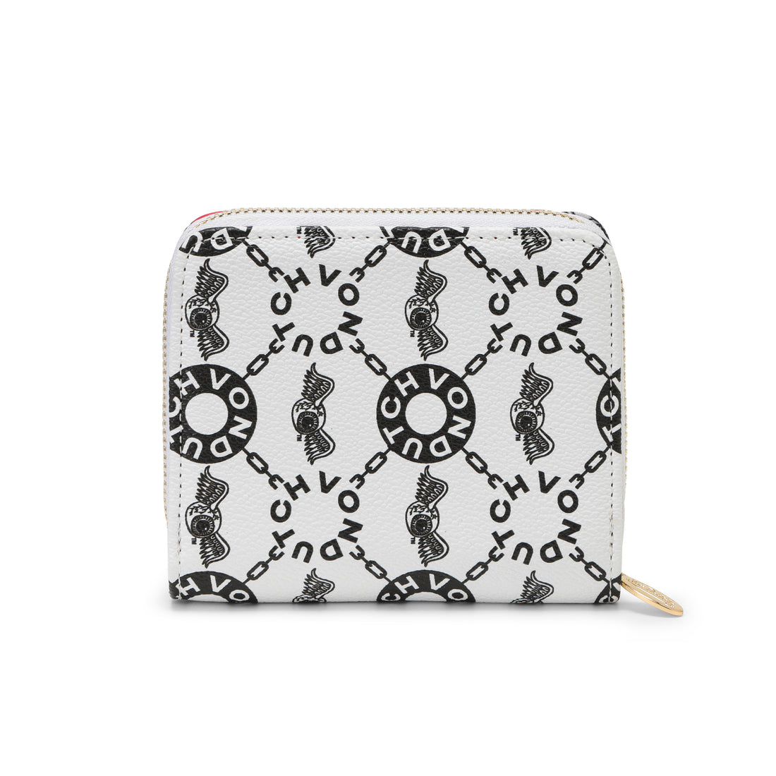 Monogram Zip-Up Wallet - Cream — image 1