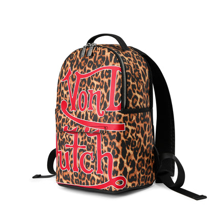 Large Leopard Print Backpack