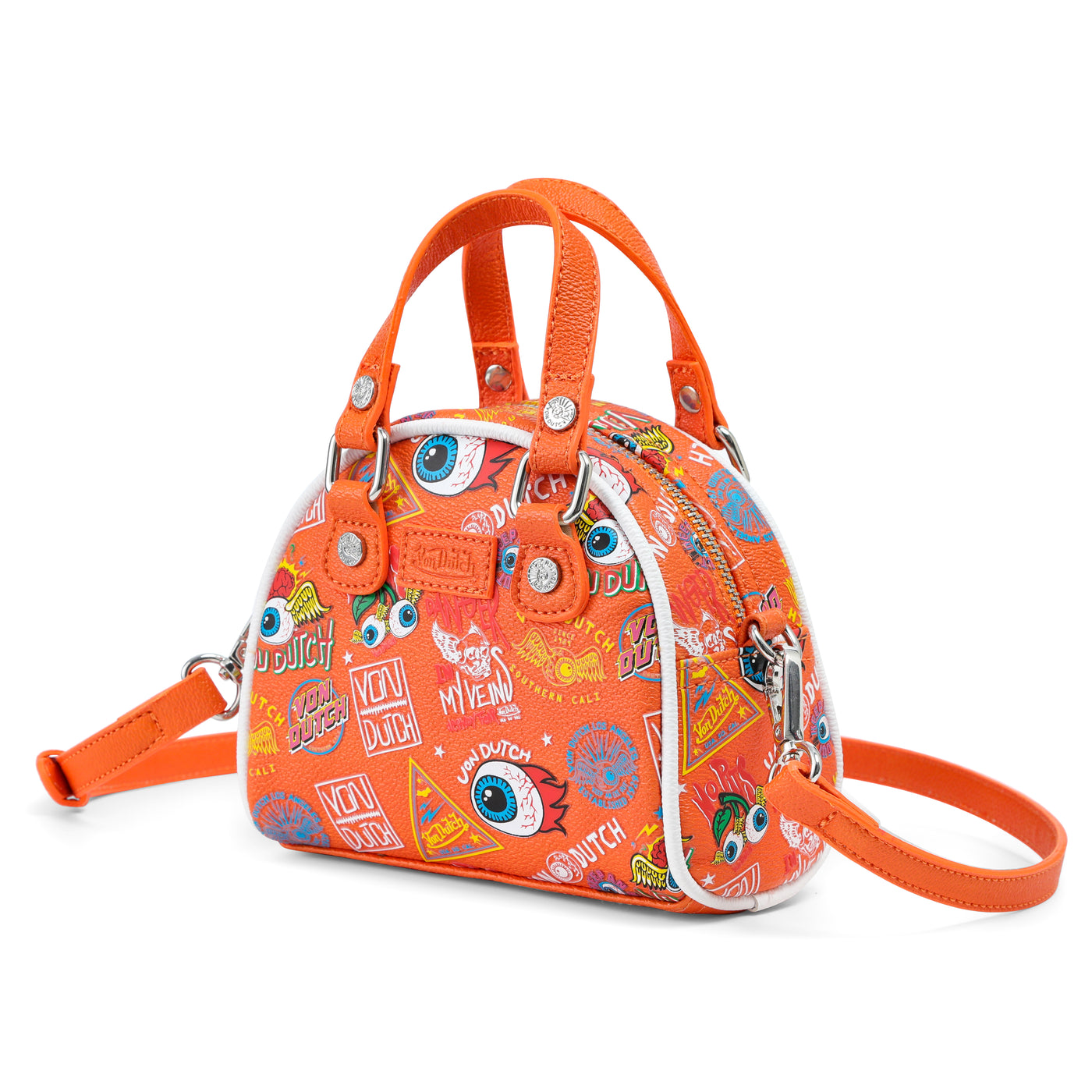 Von Dutch Mini Bowling Bag - Orange Jax