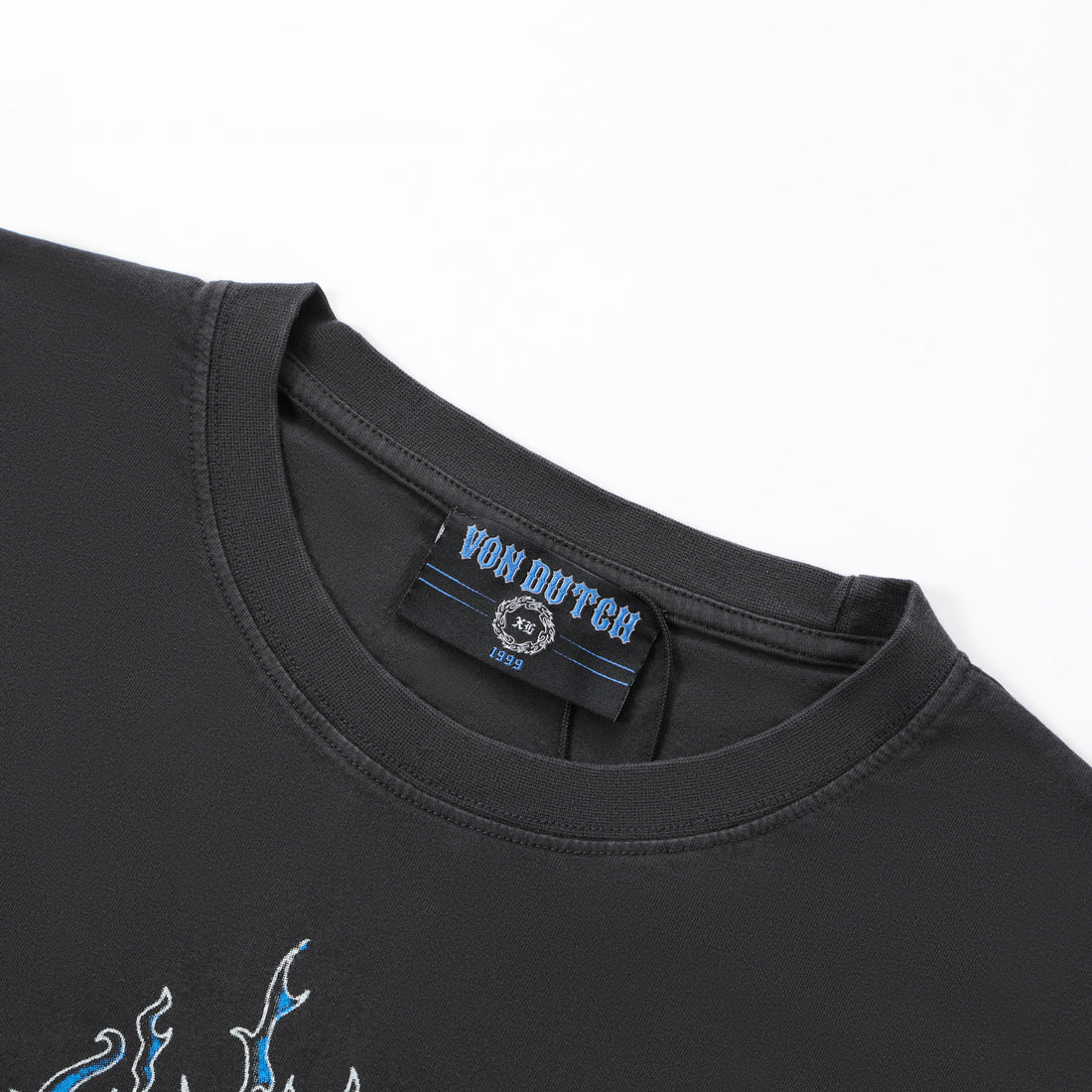 Chopper Cross Studs Tee - Black