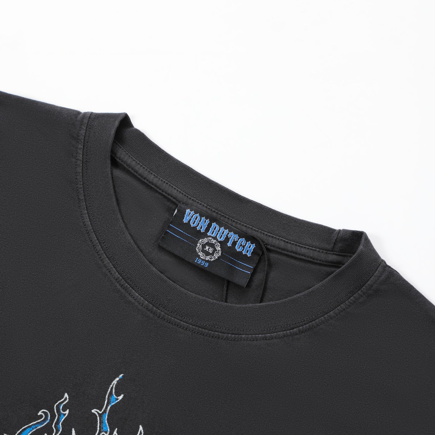 Chopper Cross Studs Tee - Black