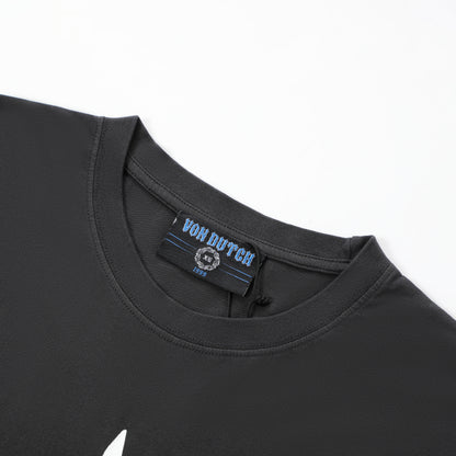 Hell Riders Rhinestone Tee - Black