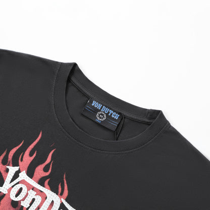 Rhinestone Tiger Tee - Black