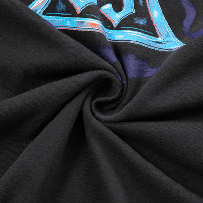 Chopper Cross Flames Tee - Black