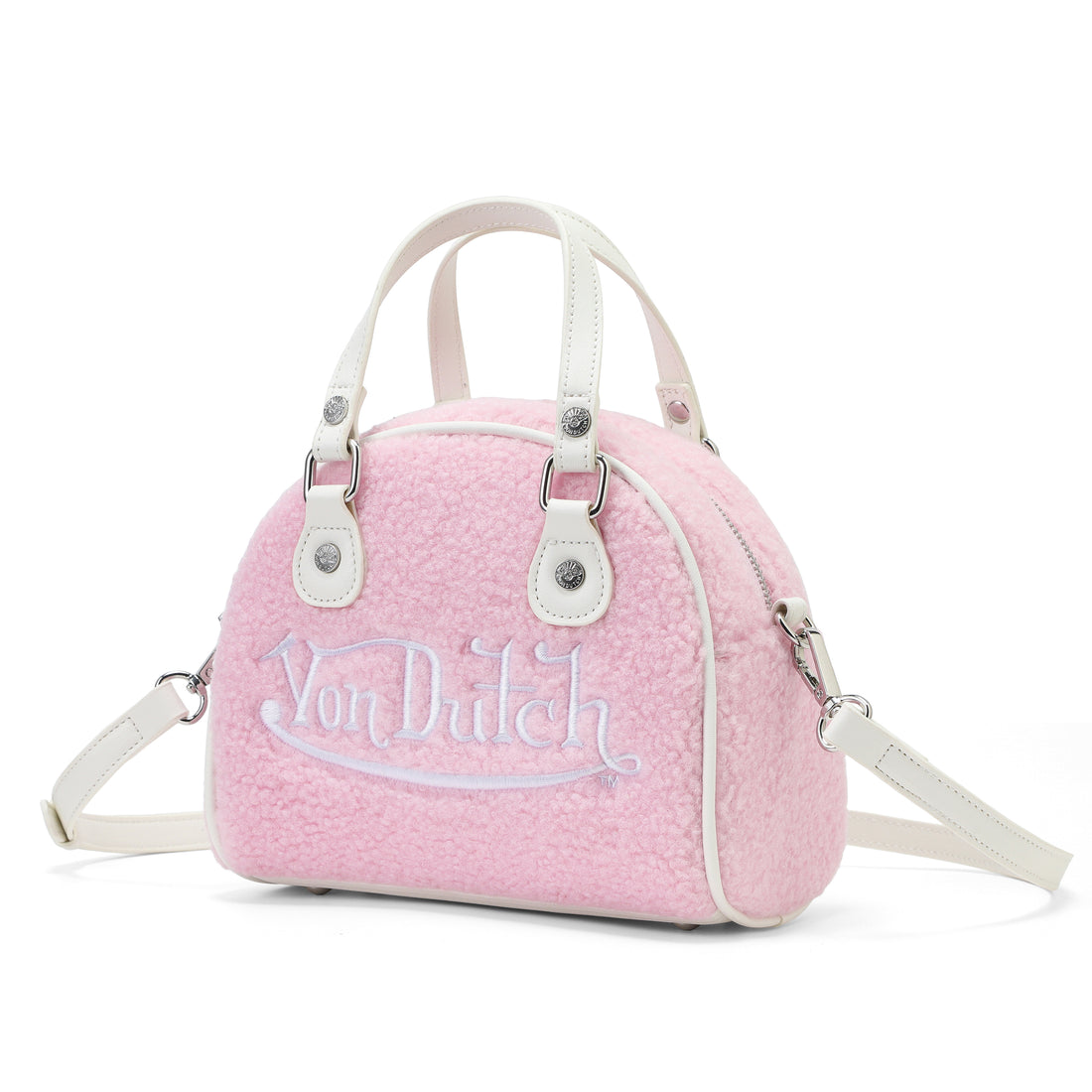 Pink Sherpa Bowling Bag — image 3