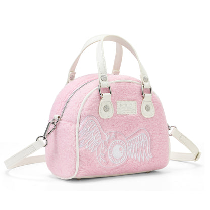 Pink Sherpa Bowling Bag