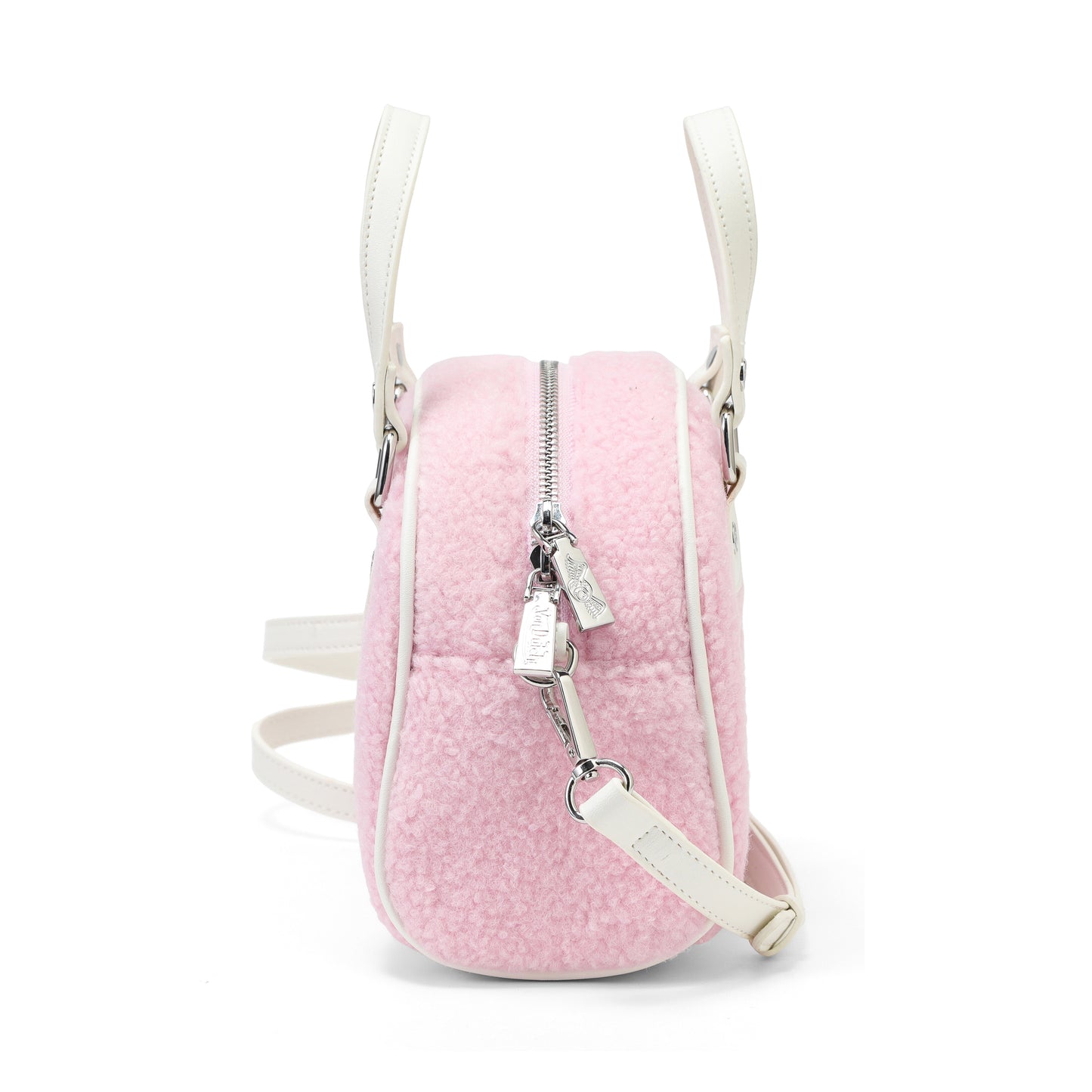 Pink Sherpa Bowling Bag