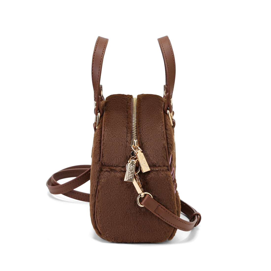Brown Furry Bowling Bag — image 4