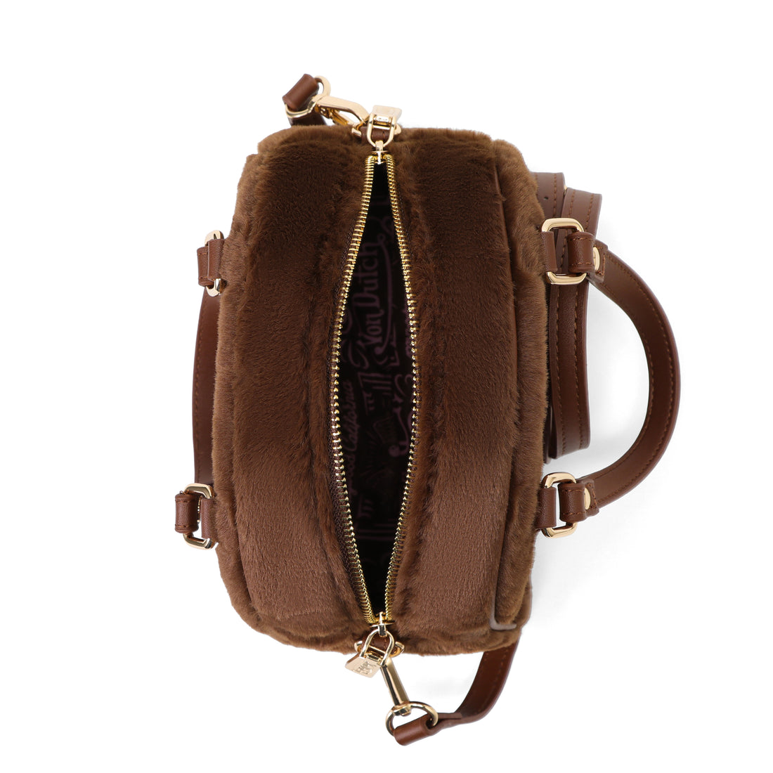 Brown Furry Bowling Bag — image 8