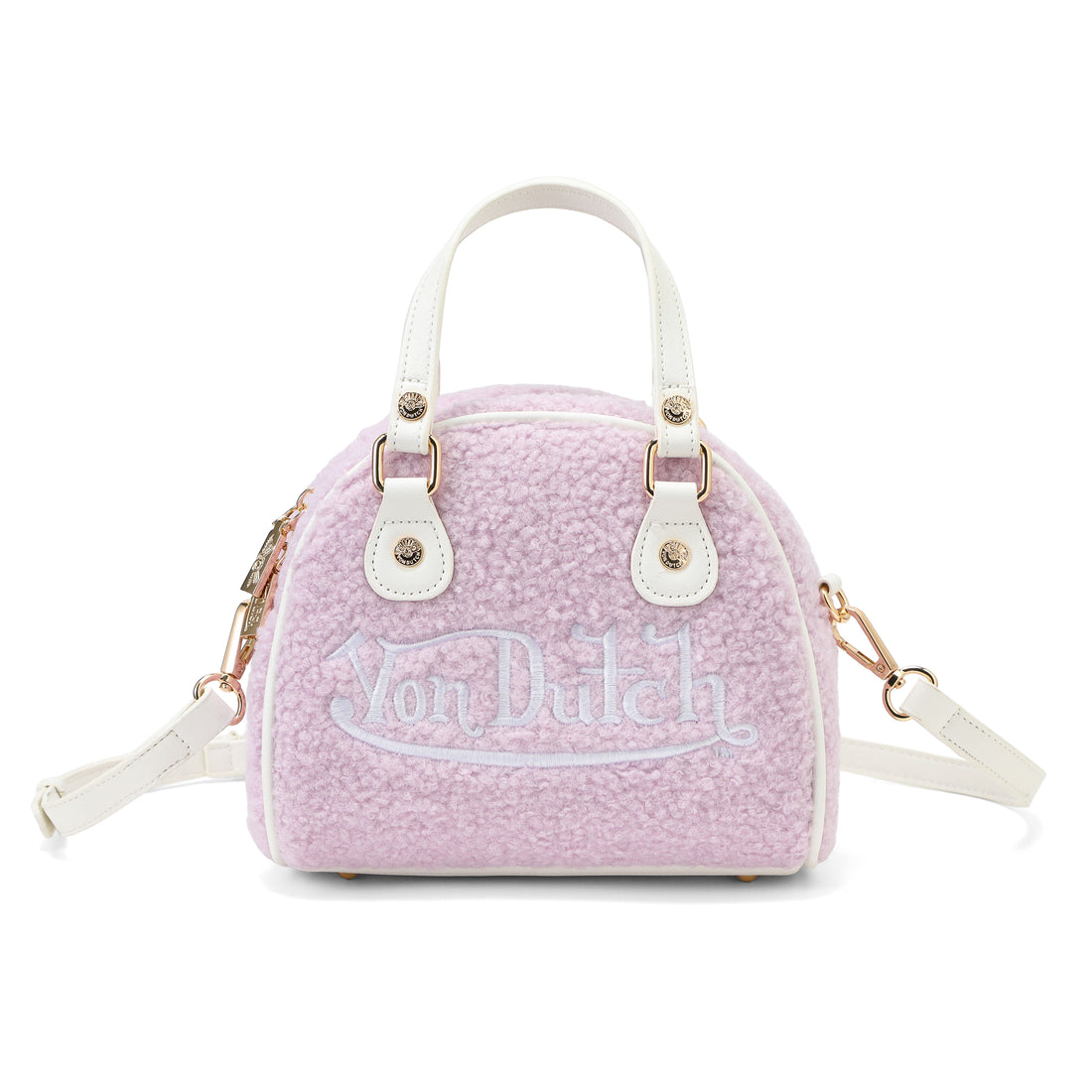 Lilac Sherpa Bowling Bag — image 1