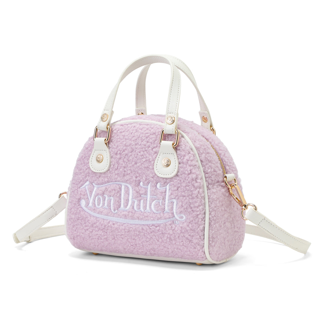 Lilac Sherpa Bowling Bag — image 3