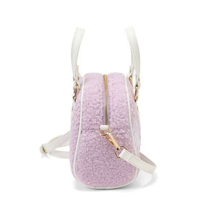Lilac Sherpa Bowling Bag