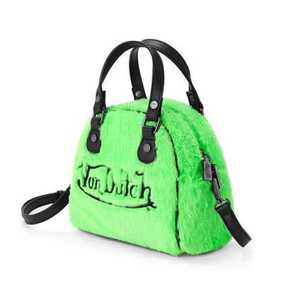 Lime Green Furry Bowling Bag