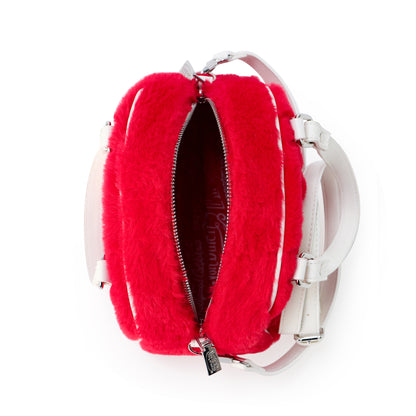 Red Furry Bowling Bag