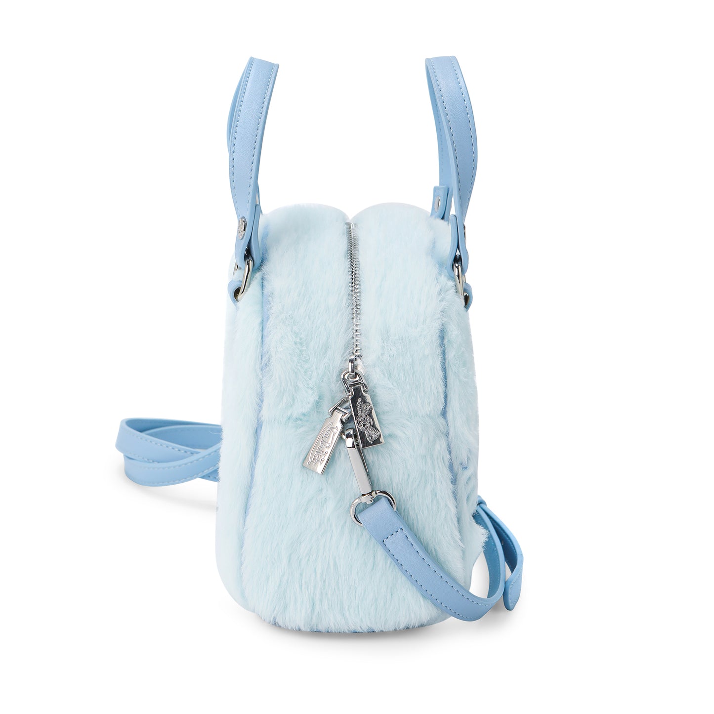 Baby Blue Furry Bowling Bag