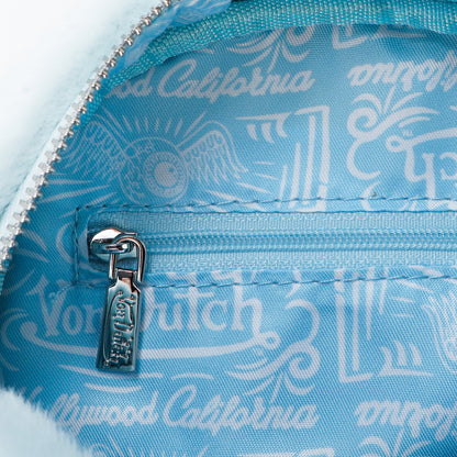 Baby Blue Furry Bowling Bag