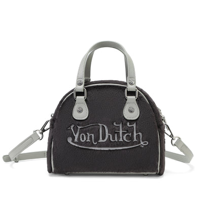 Black Furry Bowling Bag