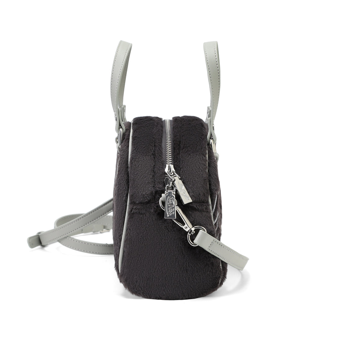 Black Furry Bowling Bag — image 5