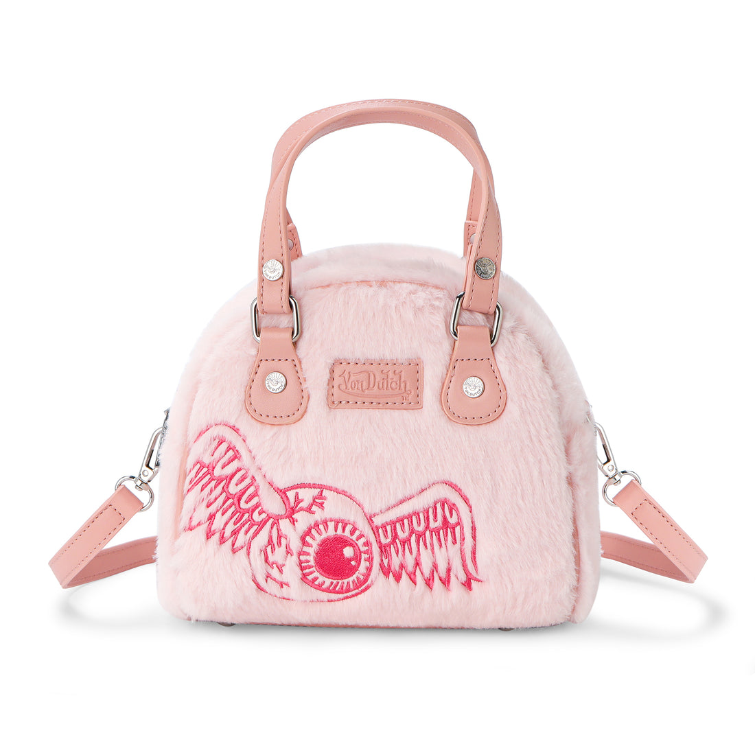 Light Pink Furry Bowling Bag — image 4
