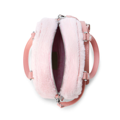 Light Pink Furry Bowling Bag